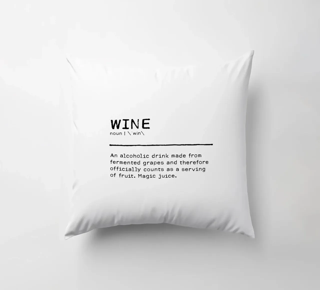 Definizione Citazione - Vino I cuscino da Orara Studio