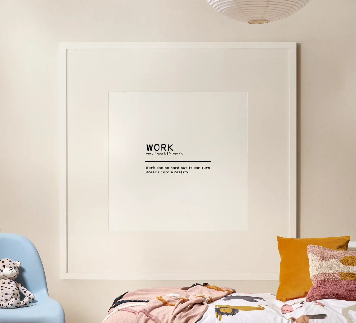 Definition Quote - Work poster by Orara Studio