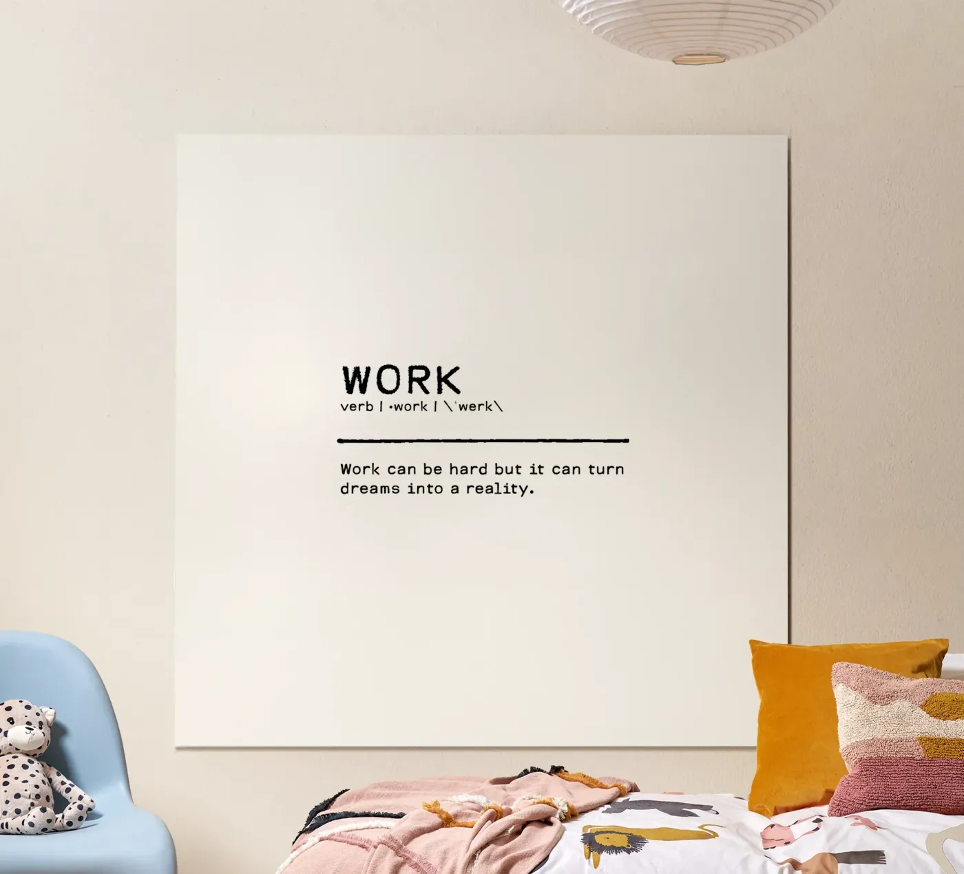 Definition Quote - Work poster by Orara Studio