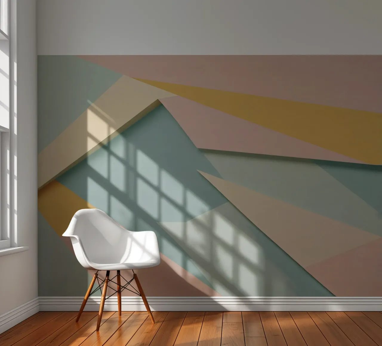 Abstract patroon fotobehang van Charnwood Prints