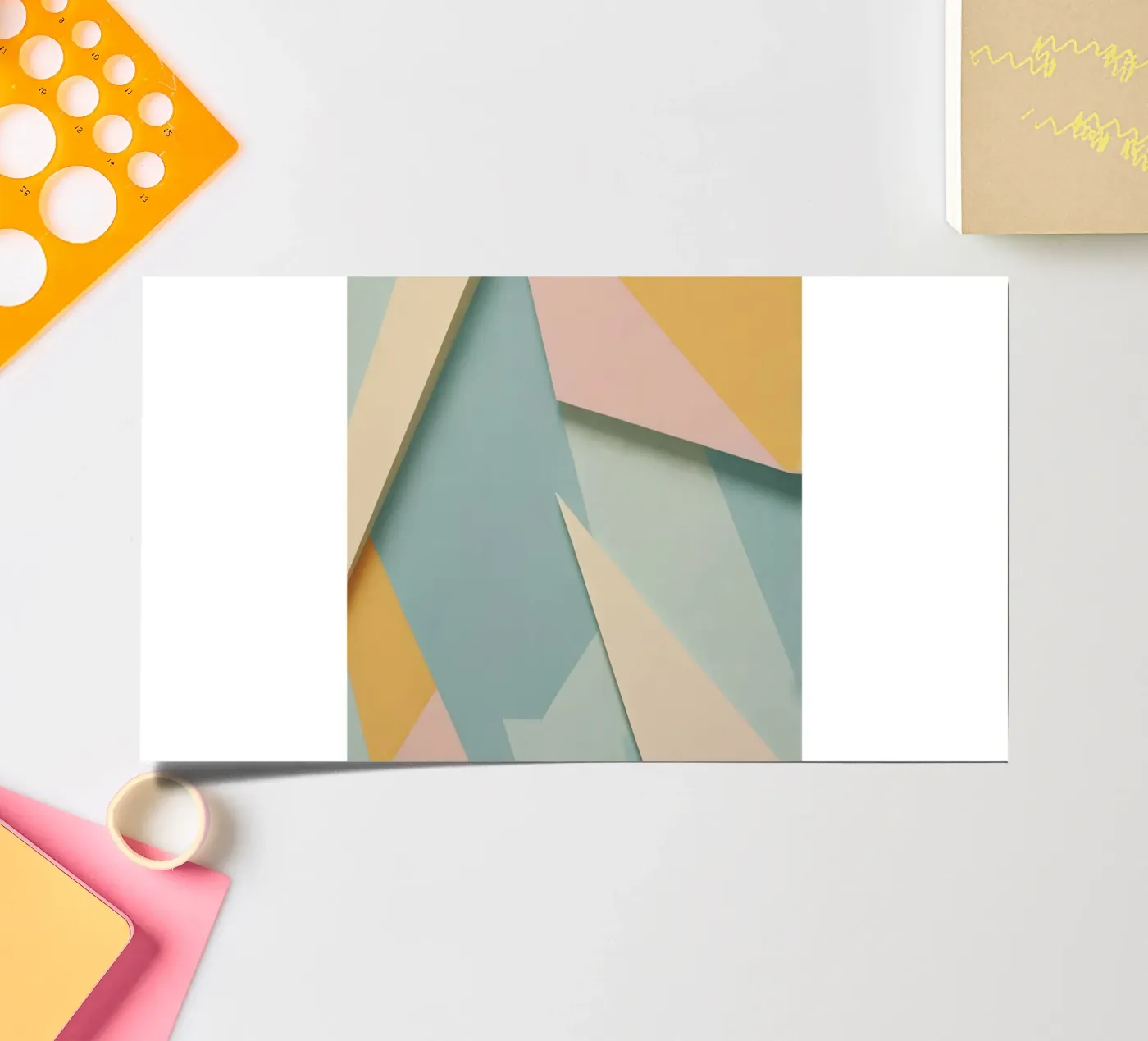 Abstract patroon stickervel van Charnwood Prints