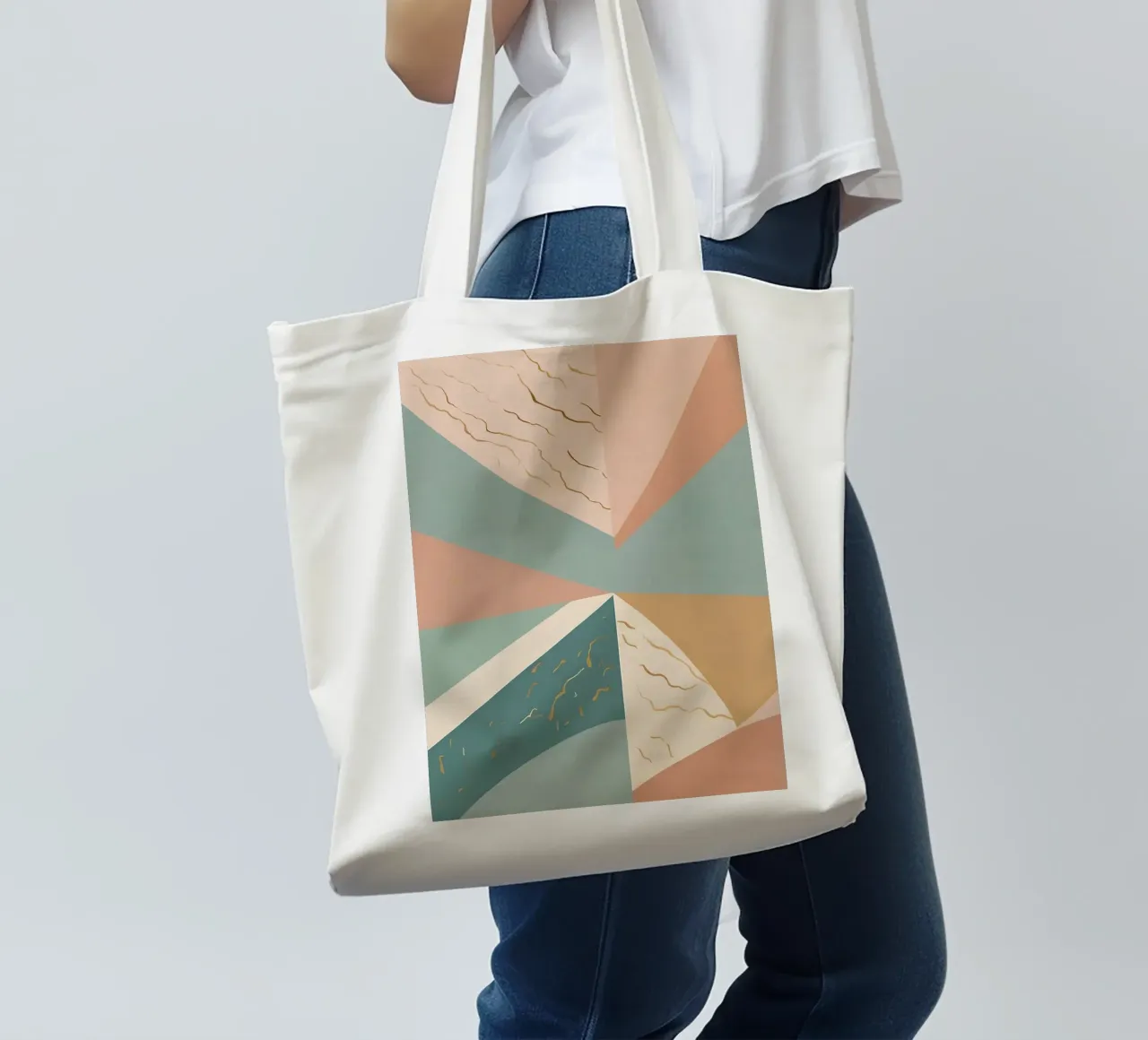 Abstract Pattern tote bag by Charnwood Prints