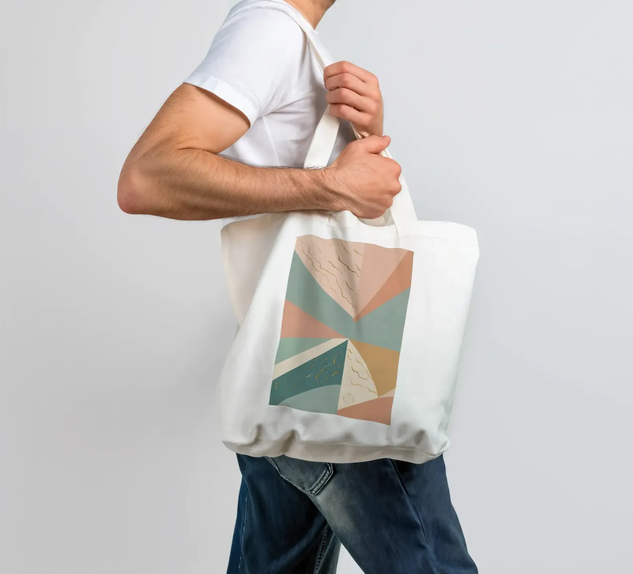 Abstract Pattern tote bag by Charnwood Prints