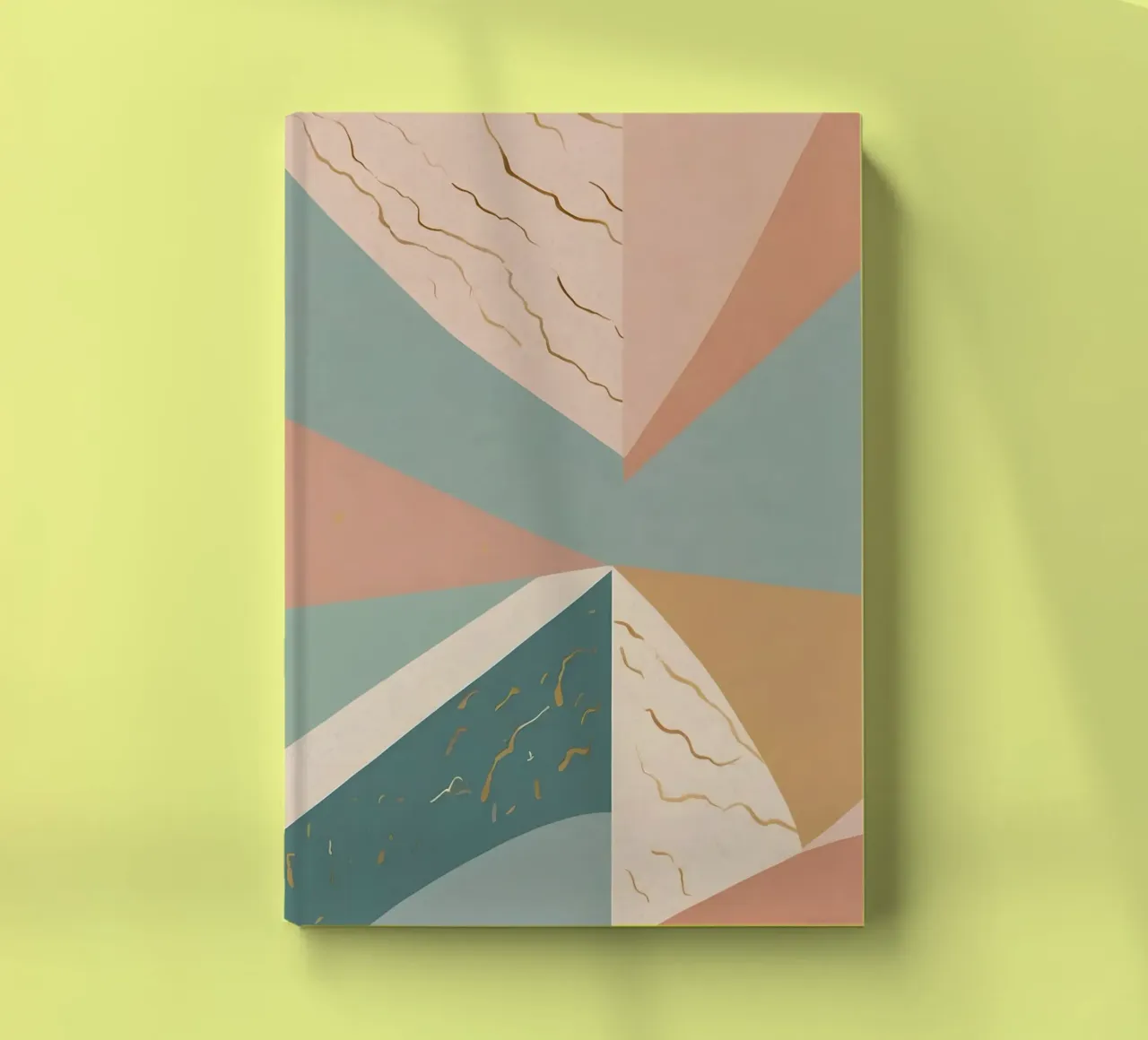 Abstract patroon notitieboek van Charnwood Prints