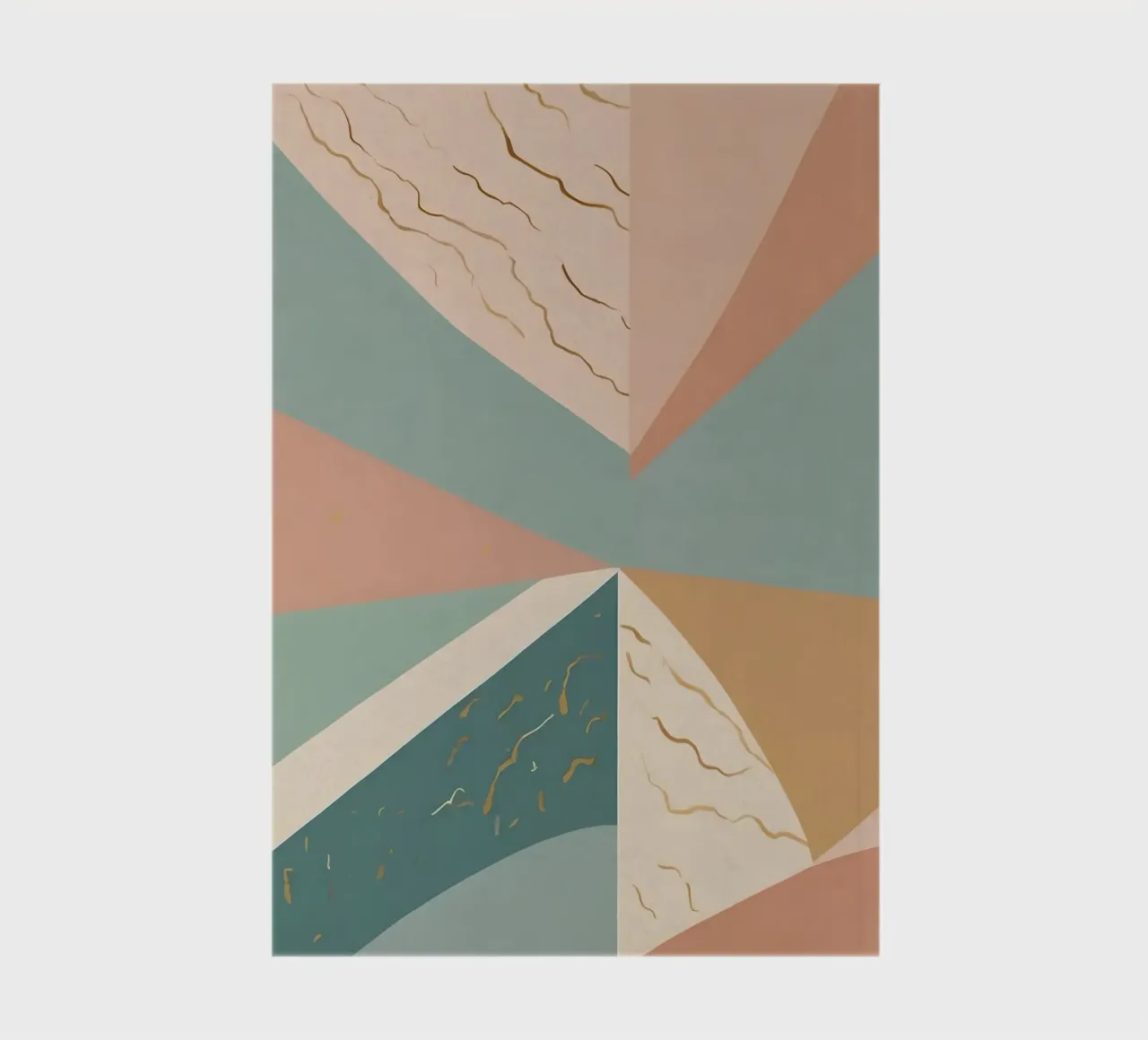 Abstract patroon notitieboek van Charnwood Prints