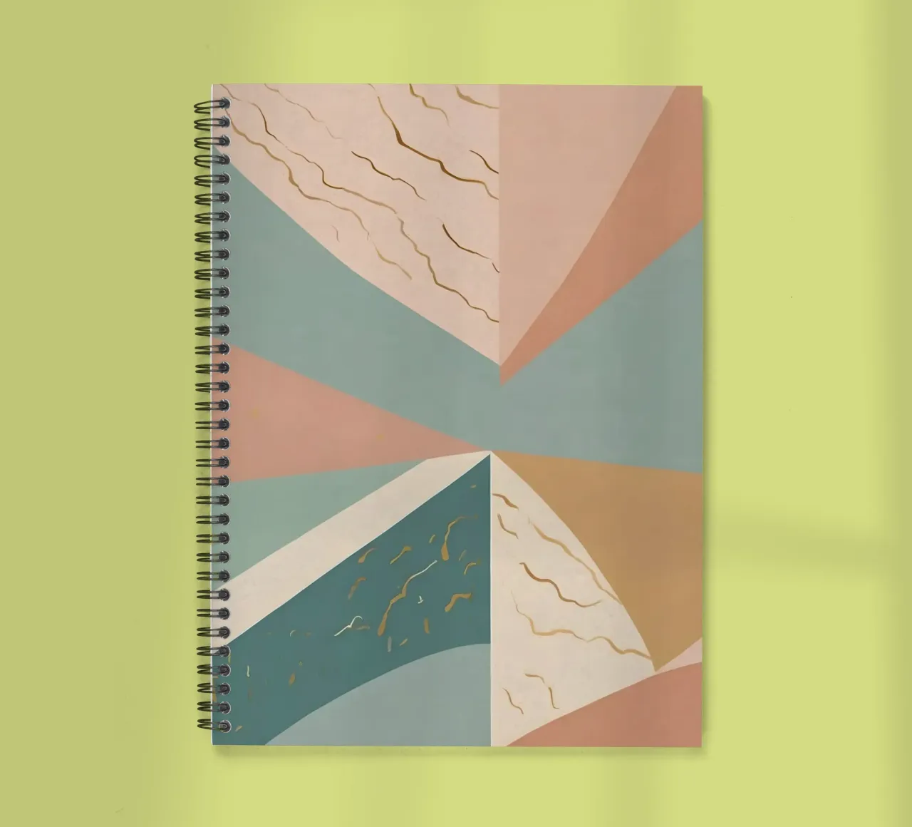 Abstract Pattern spiral notebook by Charnwood Prints