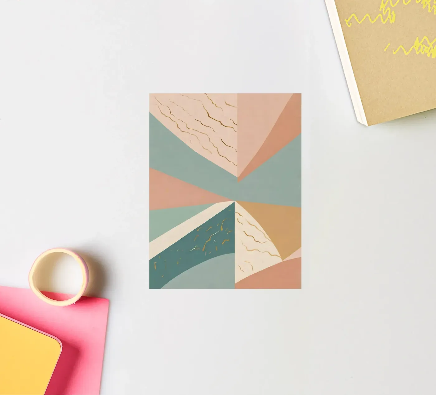 Abstract Pattern Sticker von Charnwood Prints