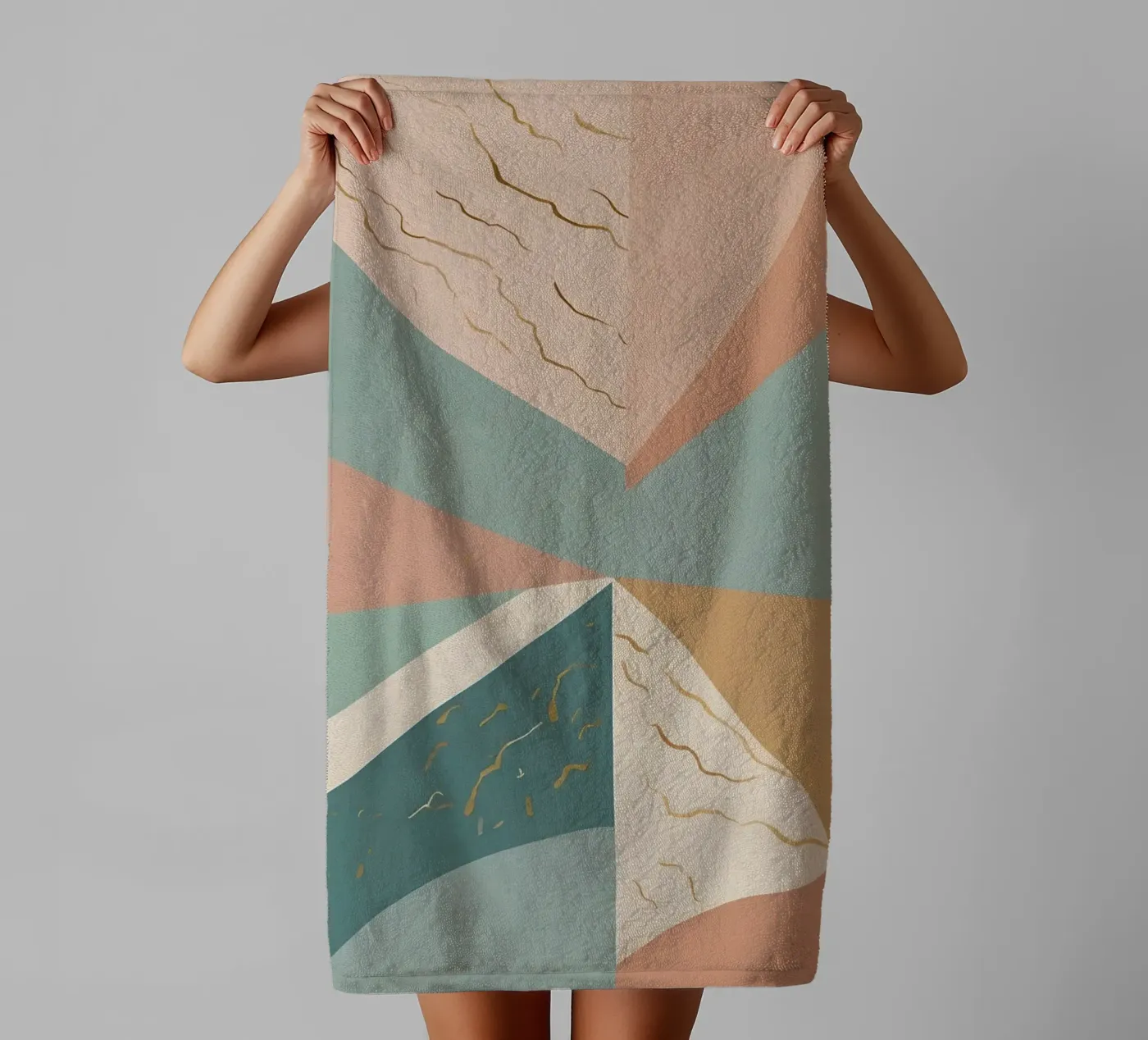 Abstract Pattern badhanddoek van Charnwood Prints