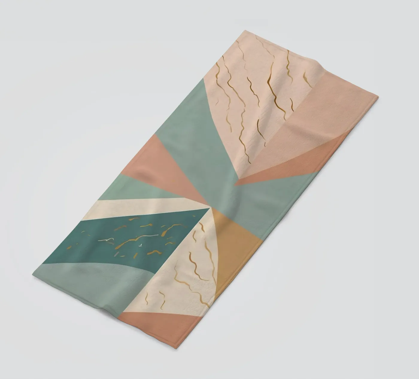 Abstraktes Muster Strandtuch von Charnwood Prints