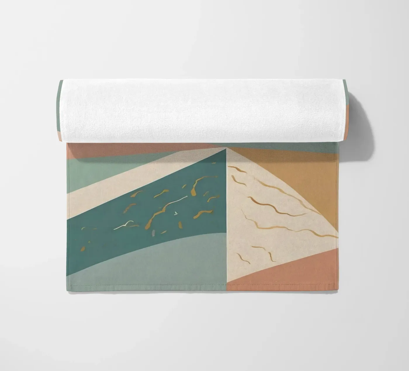 Abstraktes Muster Strandtuch von Charnwood Prints