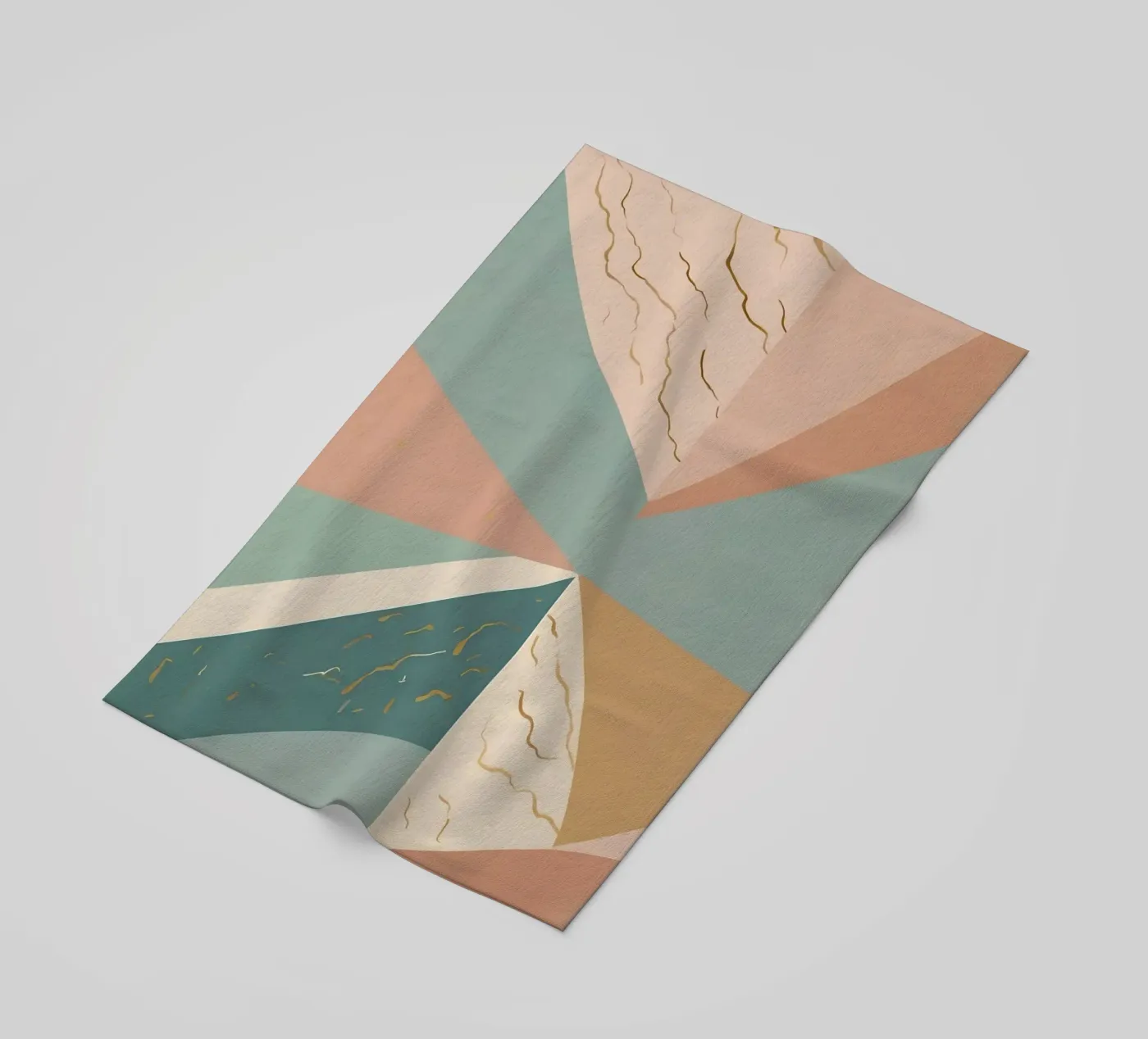 Abstraktes Muster Strandtuch von Charnwood Prints
