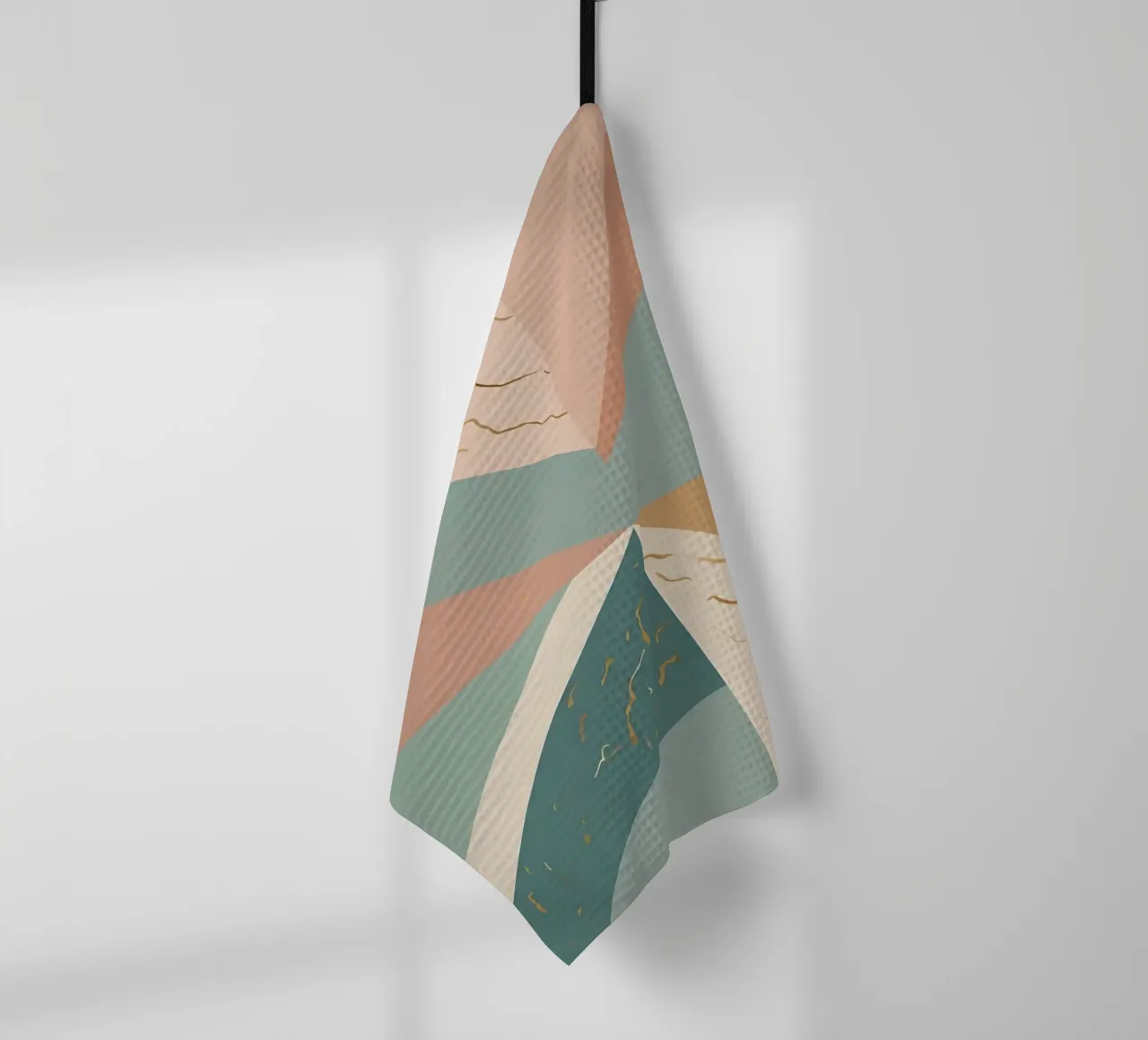 Abstract Pattern tea towel by Charnwood Prints