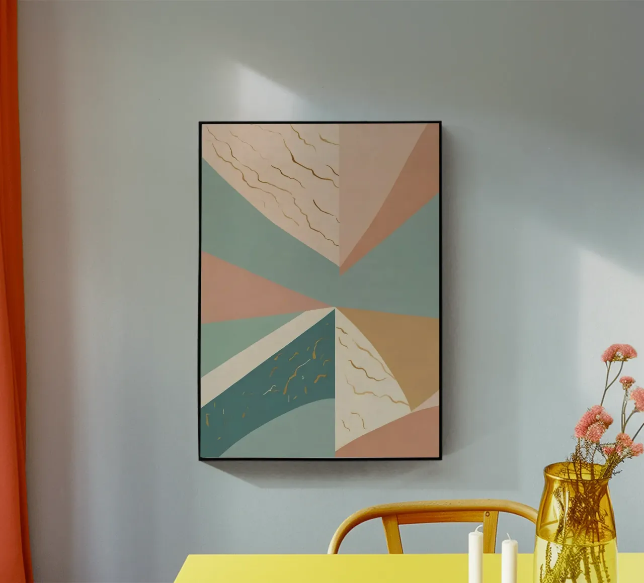 Modello astratto plexiglass da Charnwood Prints