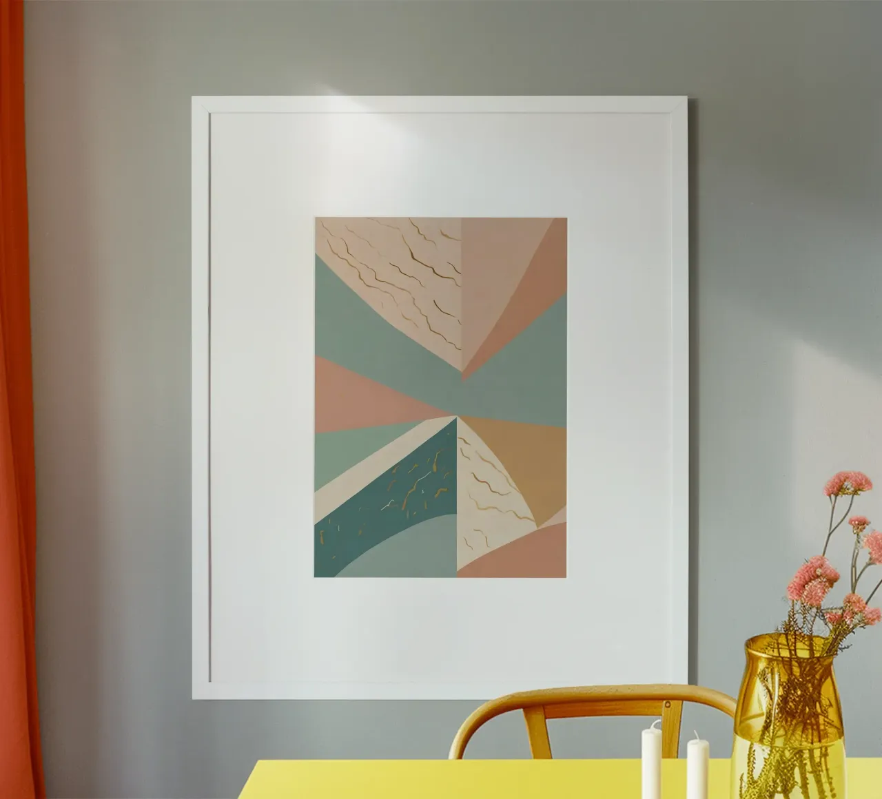 Abstract Pattern poster by Charnwood Prints
