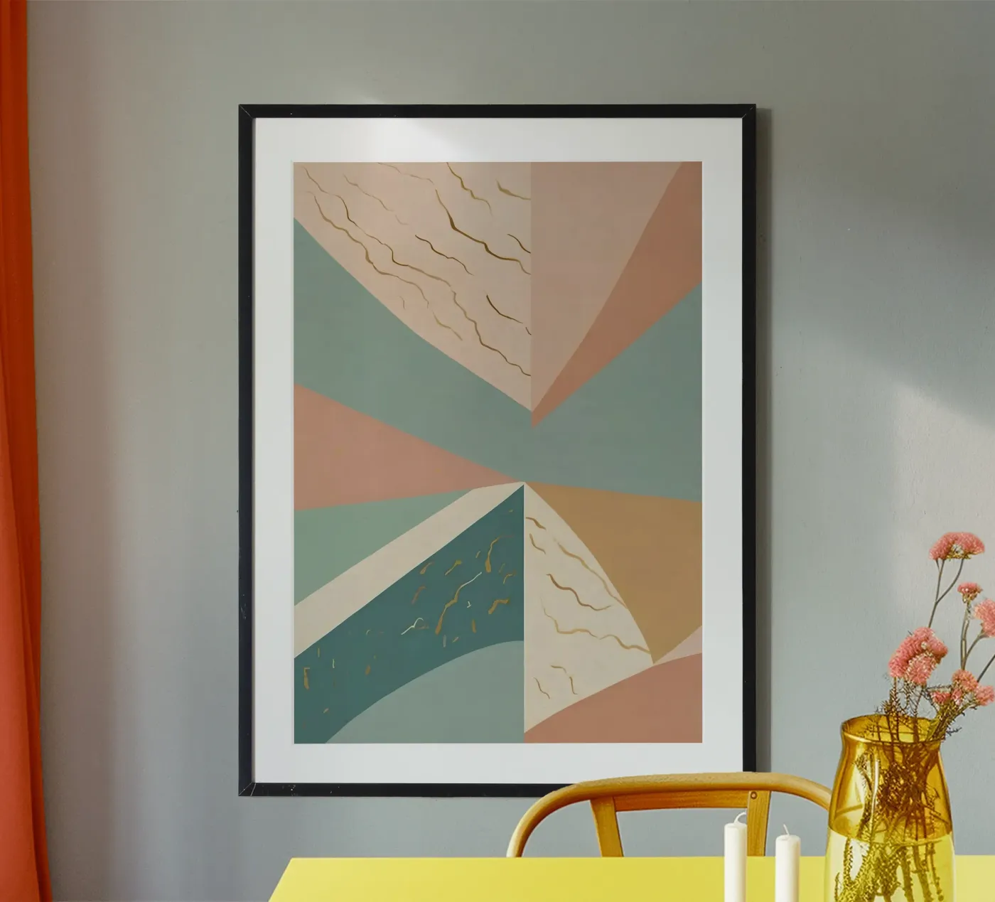 Abstract Pattern poster van Charnwood Prints
