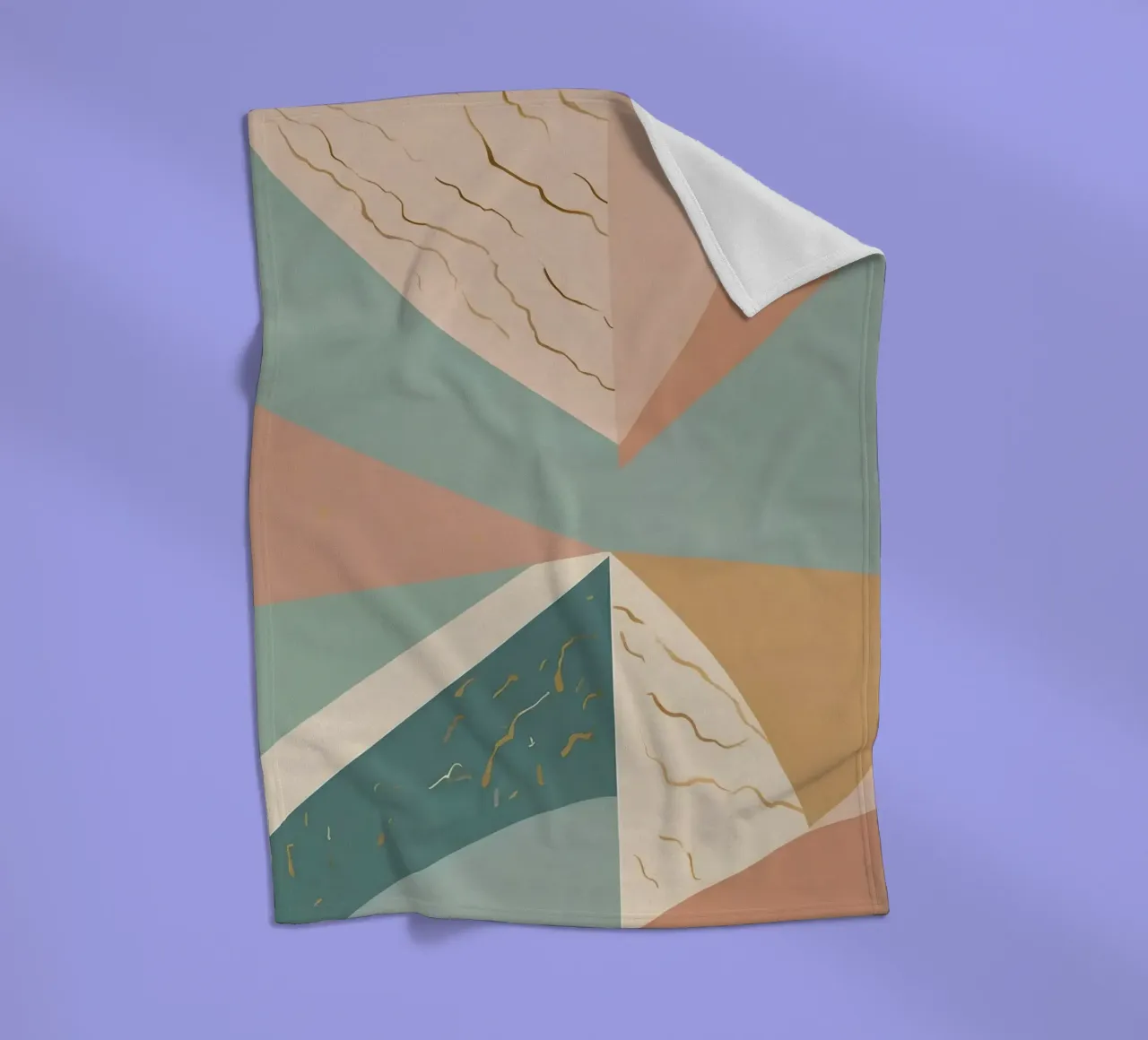 Abstract Pattern fleece blanket by Charnwood Prints