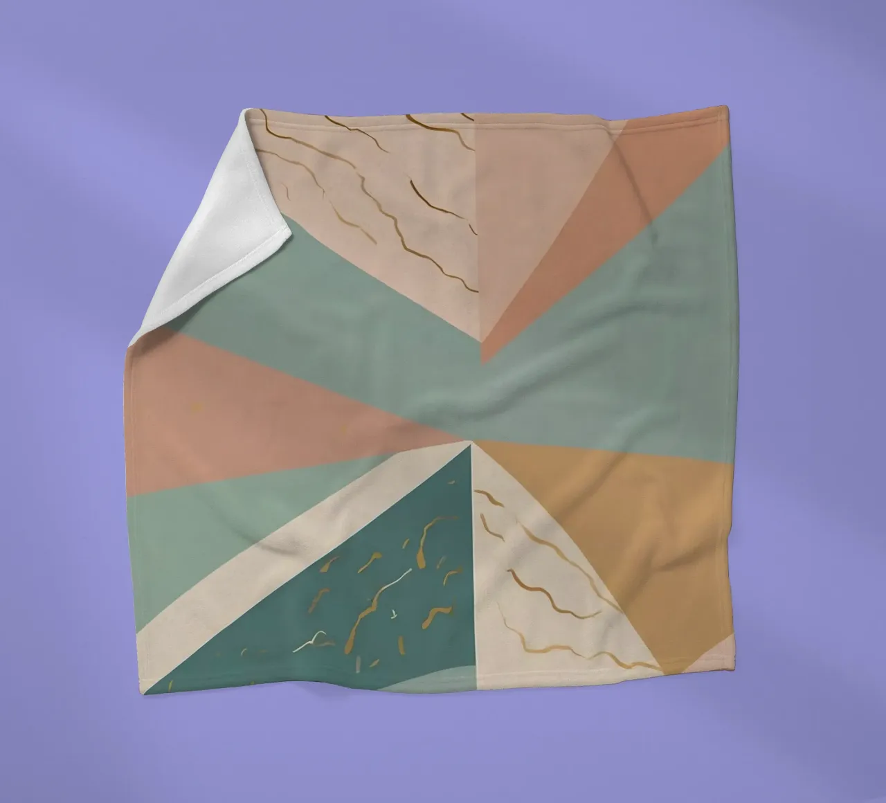 Abstract Pattern fleece blanket by Charnwood Prints