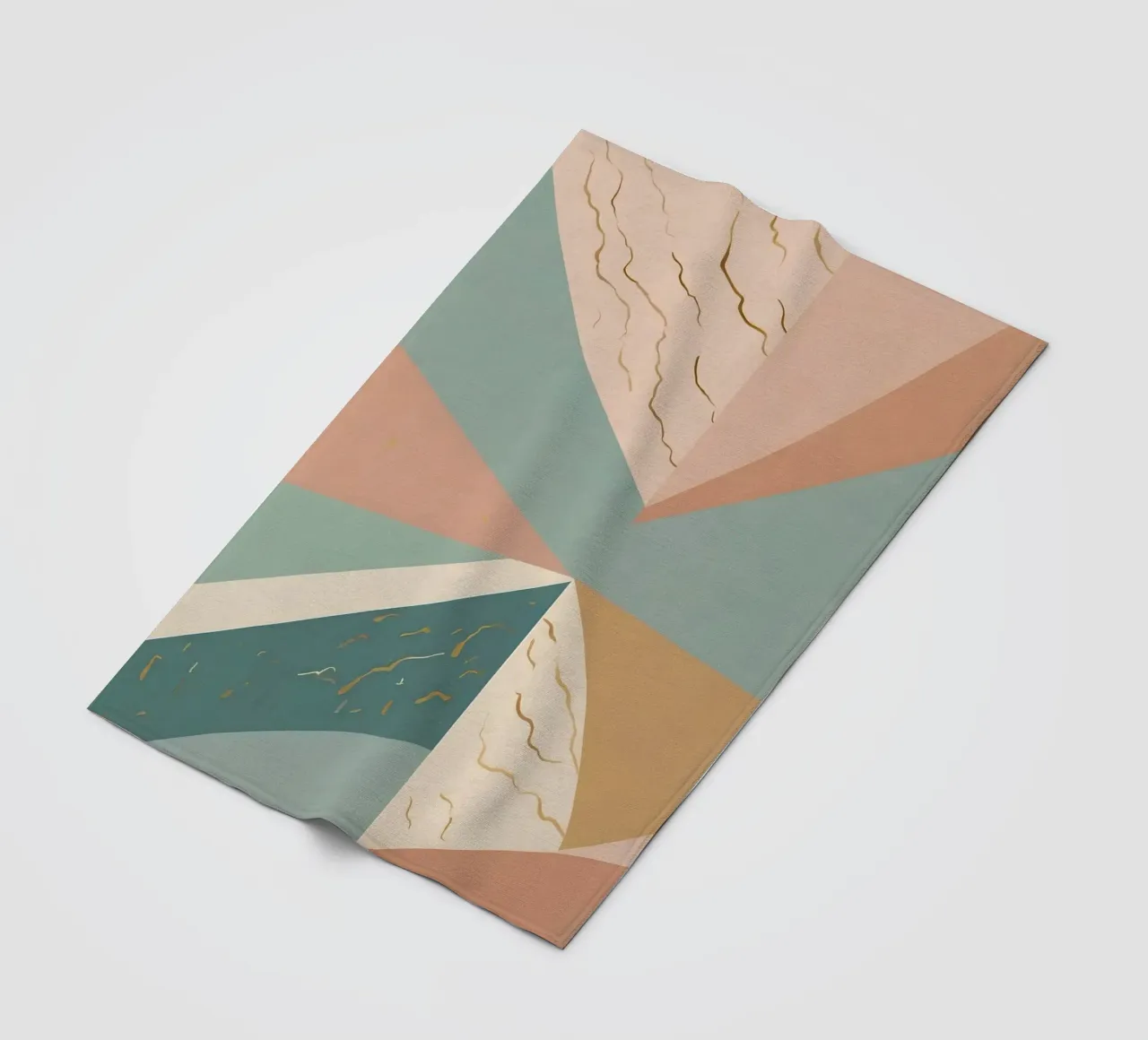 Abstract Pattern fleece blanket by Charnwood Prints