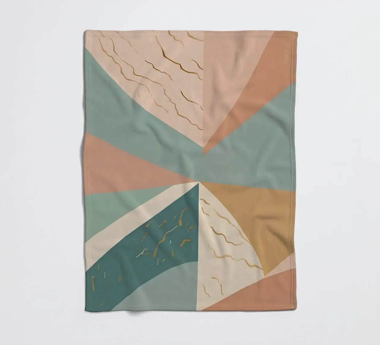 Abstract Pattern fleece blanket by Charnwood Prints