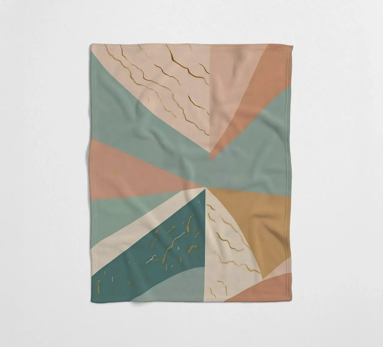 Abstract Pattern fleece blanket by Charnwood Prints