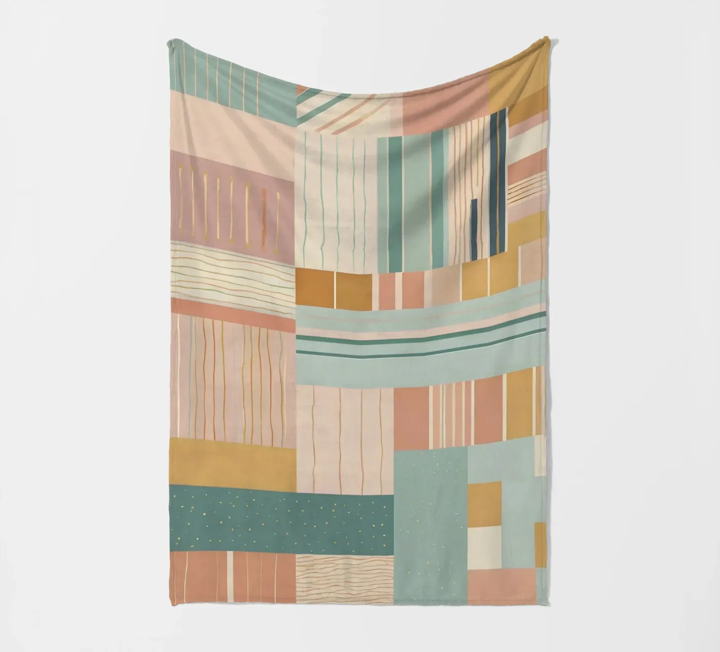 Abstract Pattern plaid polaire de Charnwood Prints