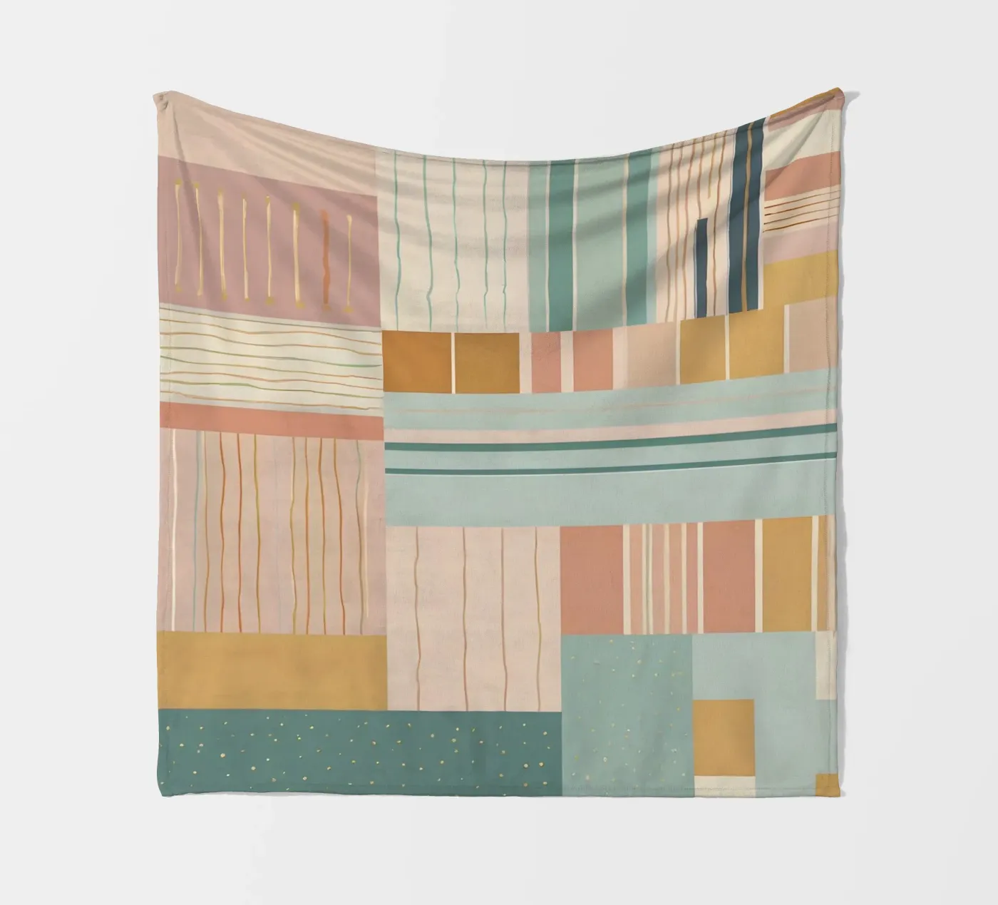 Abstract Pattern plaid polaire de Charnwood Prints
