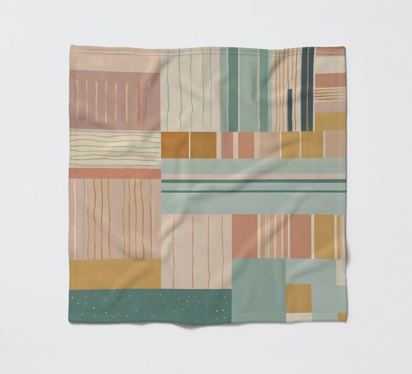 Abstract Pattern plaid polaire de Charnwood Prints