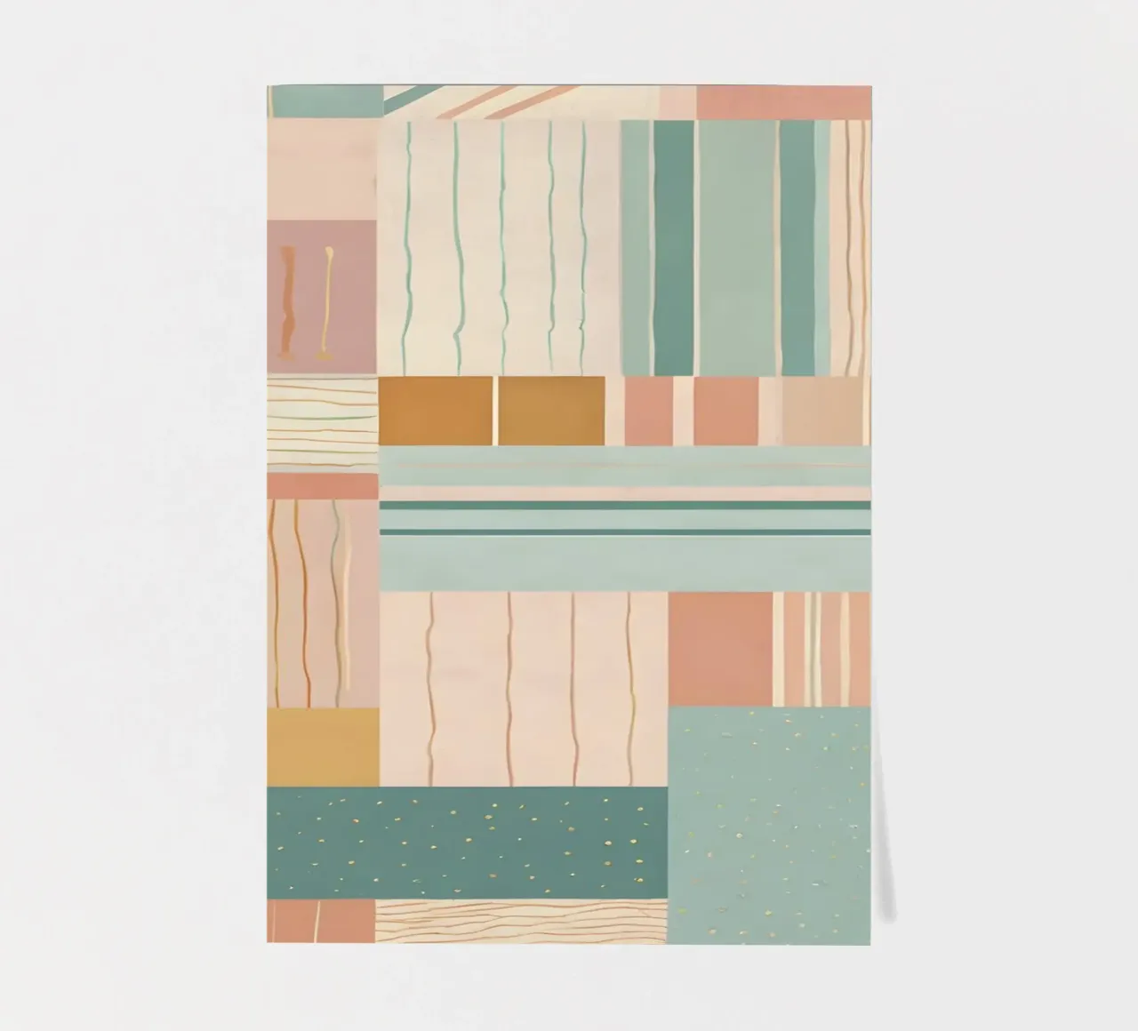 Abstract patroon stickervel van Charnwood Prints