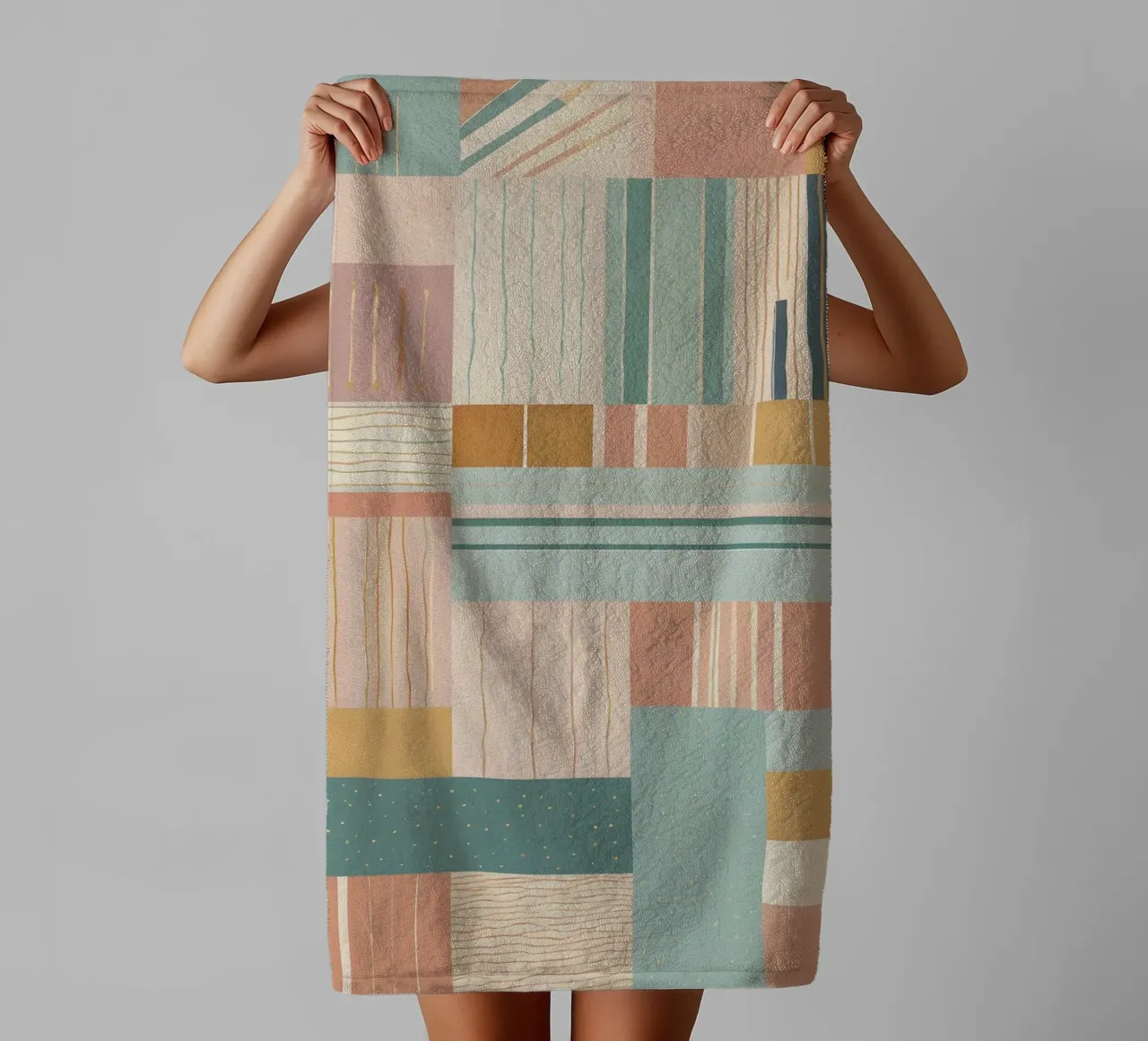 Abstract Pattern towel by Charnwood Prints