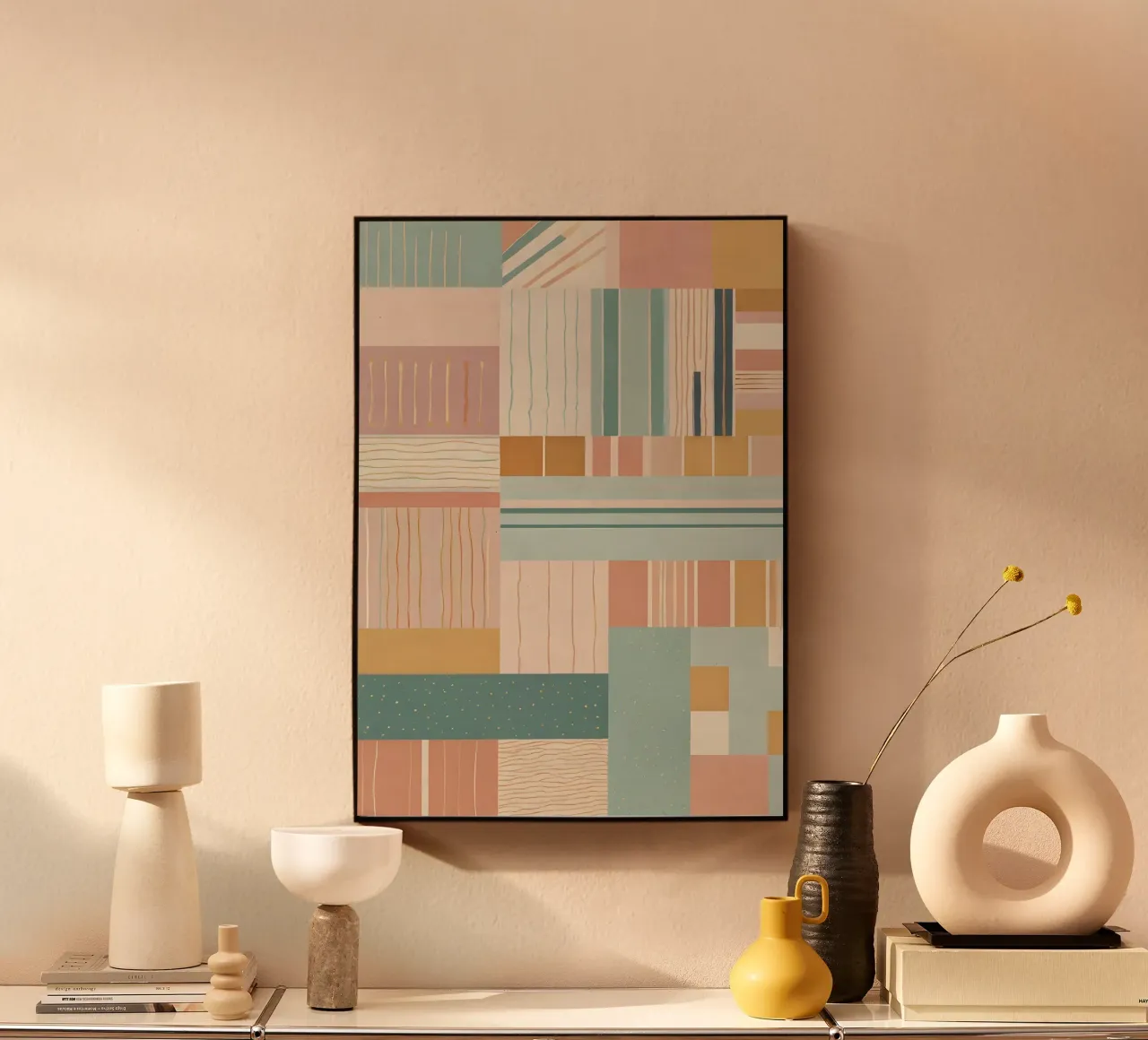 Modello astratto plexiglass da Charnwood Prints