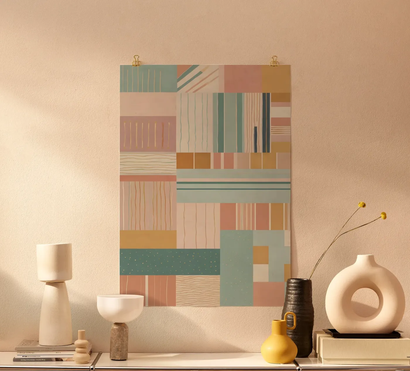 Motif abstrait poster de Charnwood Prints