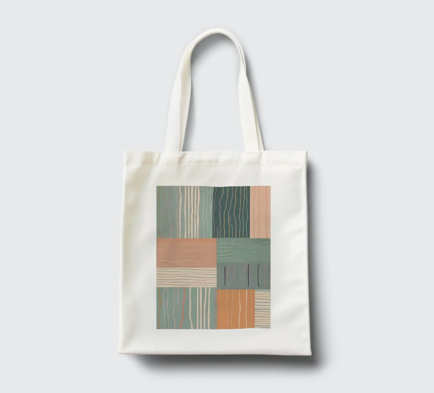 Modello astratto borsa in juta da Charnwood Prints
