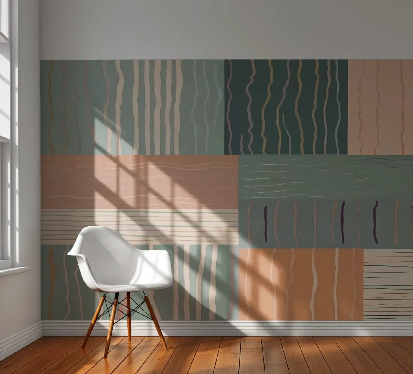 Abstract Pattern fotobehang van Charnwood Prints