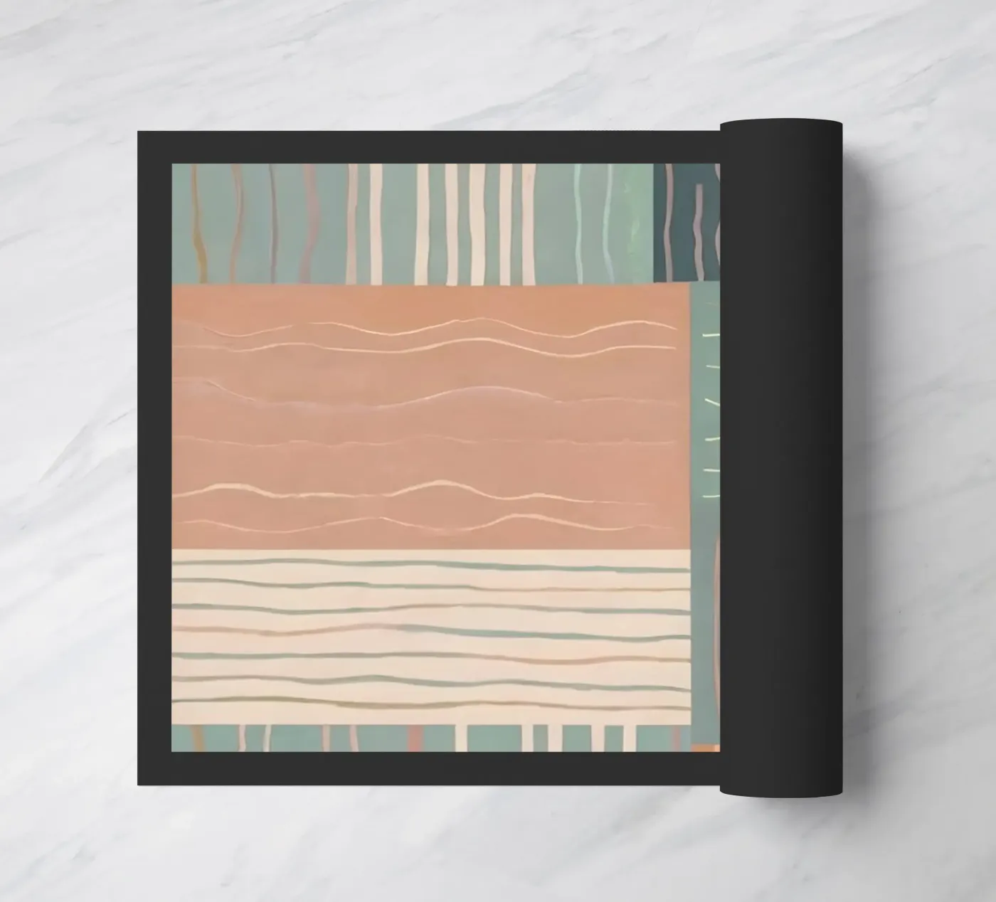 Abstract patroon deurmat van Charnwood Prints