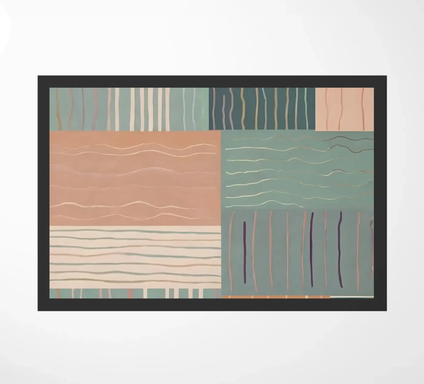 Abstract patroon deurmat van Charnwood Prints
