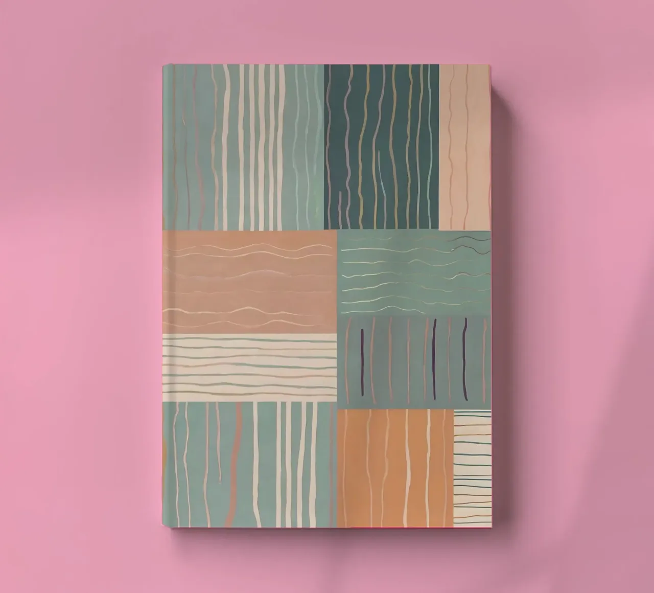 Motif abstrait carnet de notes de Charnwood Prints