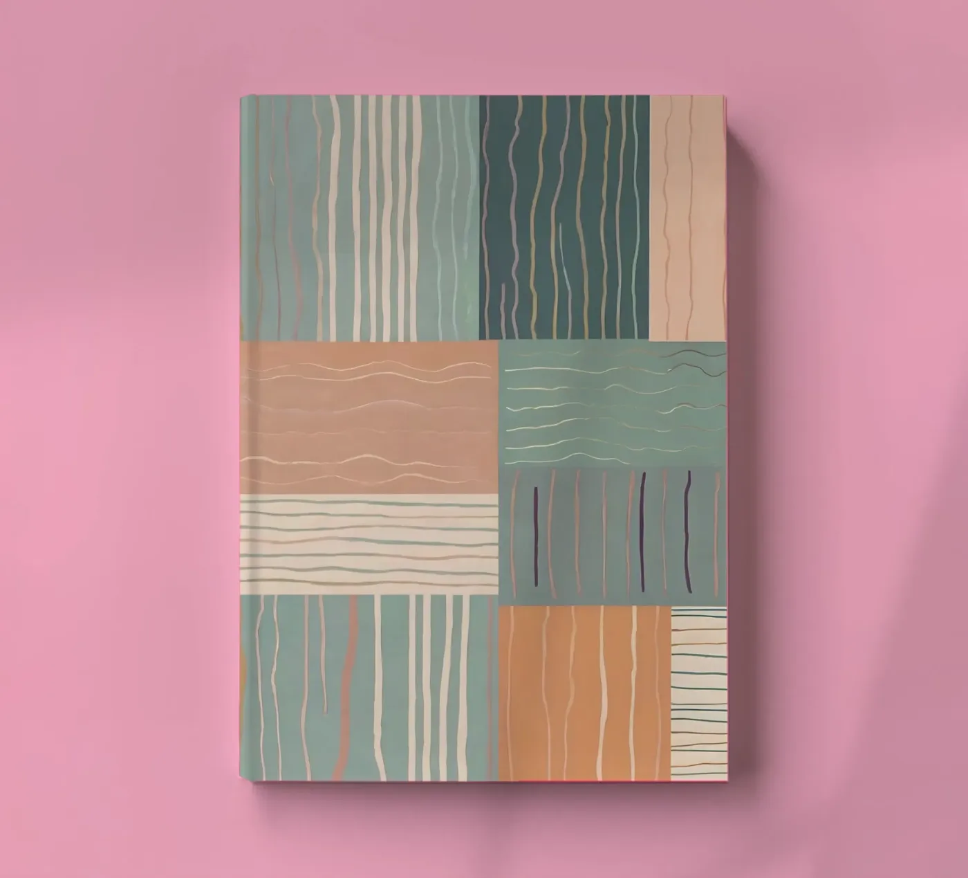 Motif abstrait carnet de Charnwood Prints