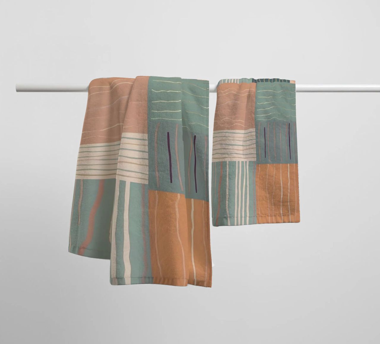 Abstraktes Muster Handtuch von Charnwood Prints