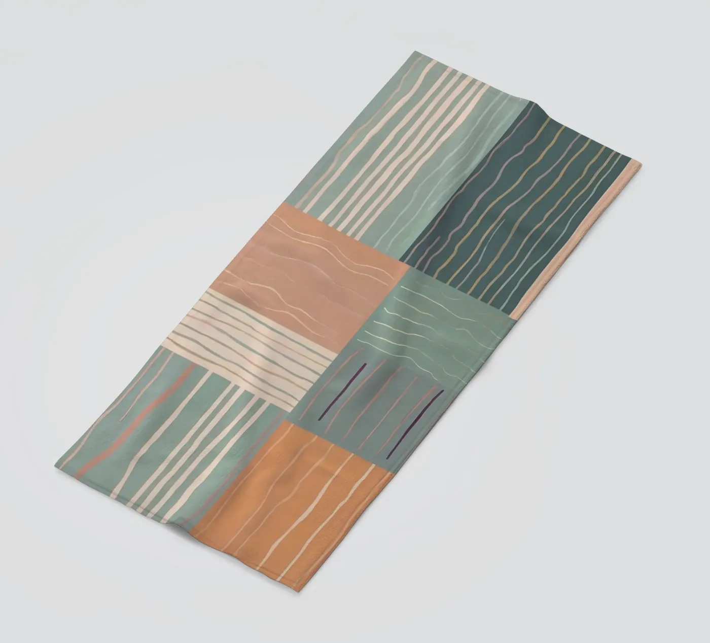 Abstract Pattern Strandtuch von Charnwood Prints