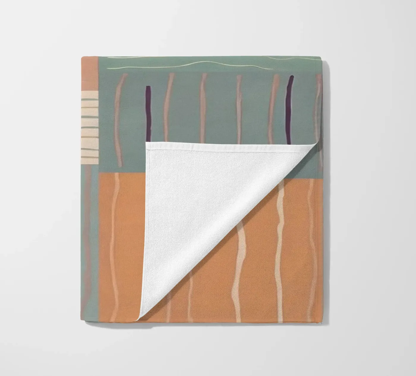 Abstract Pattern Strandtuch von Charnwood Prints
