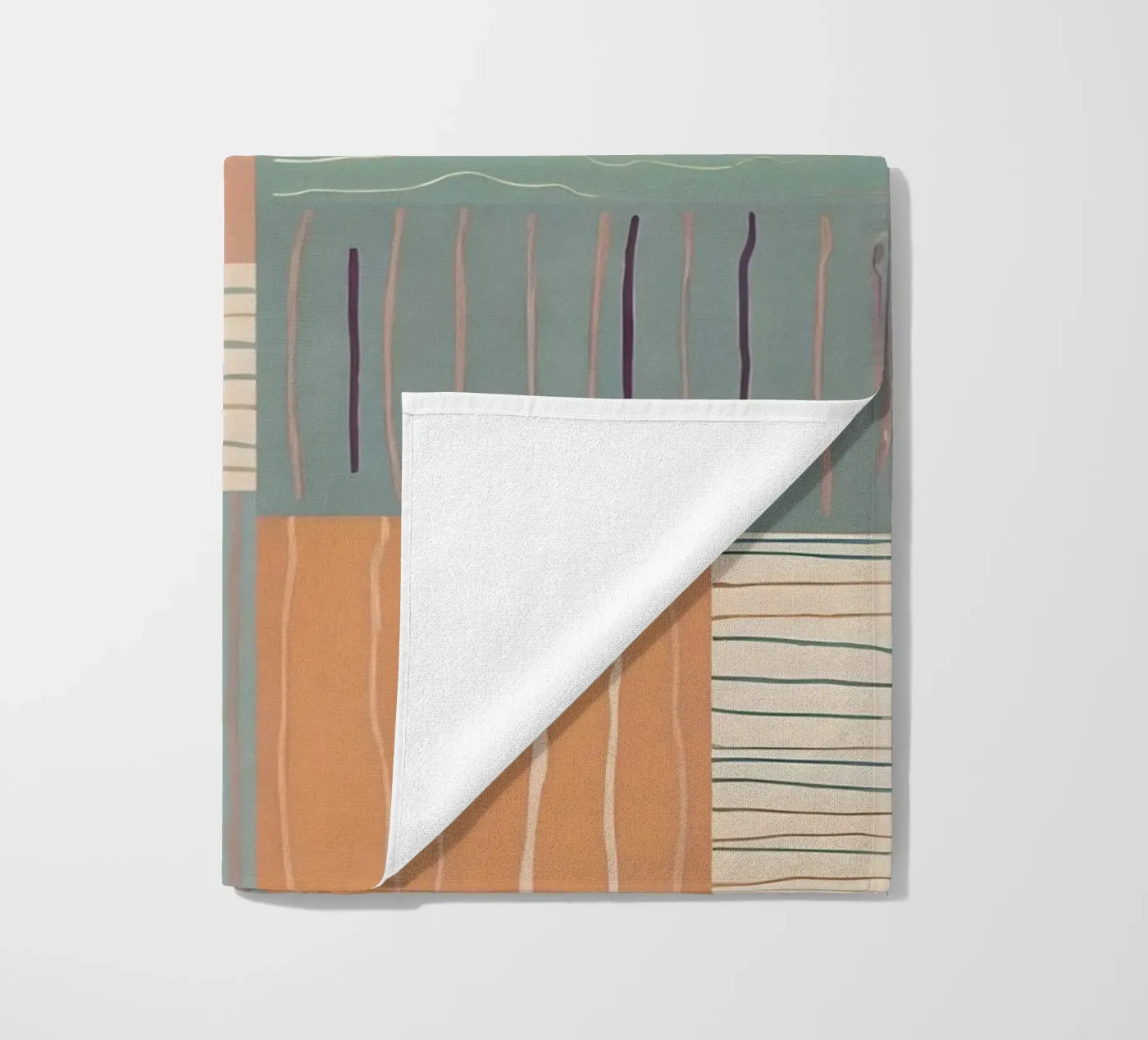 Abstract Pattern Strandtuch von Charnwood Prints