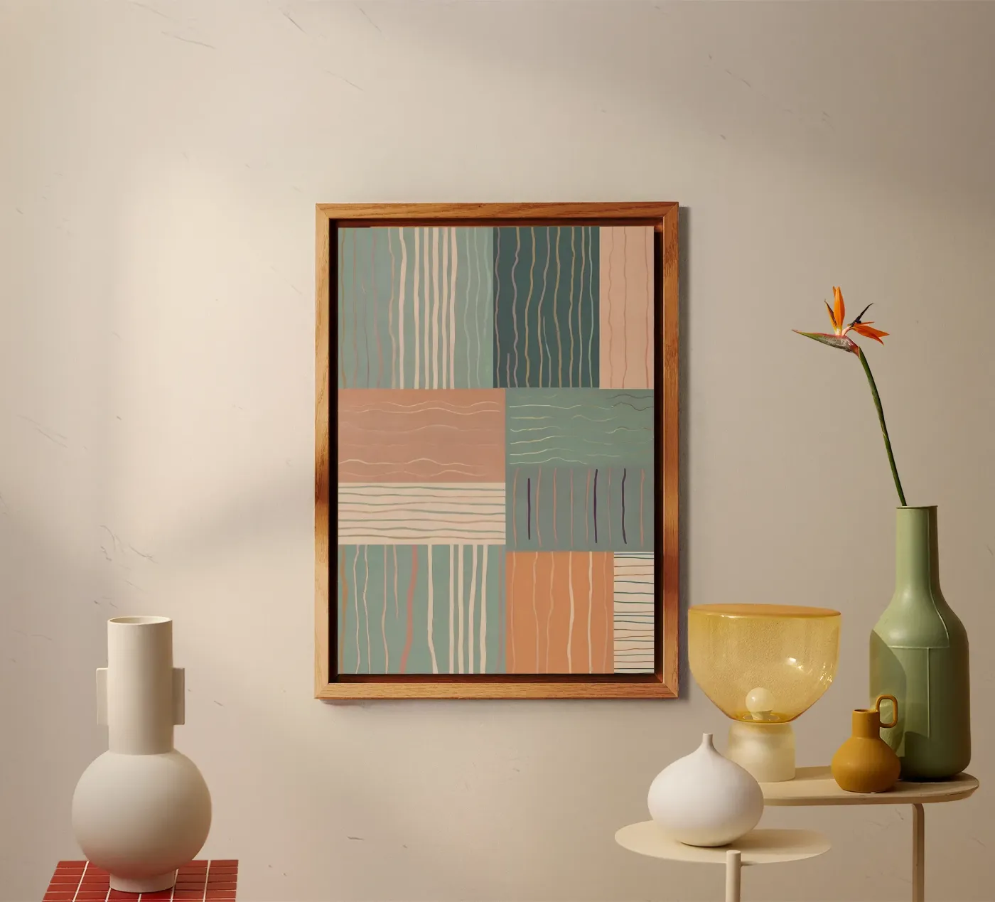 Abstract Pattern forex-plaat van Charnwood Prints