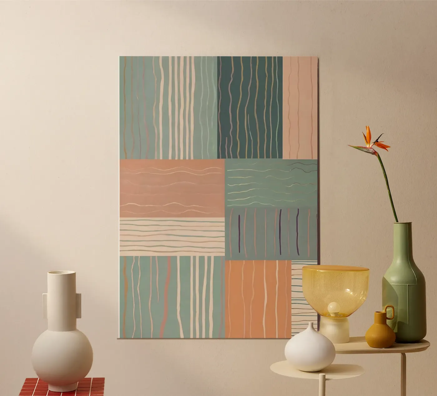 Abstract Pattern forex-plaat van Charnwood Prints