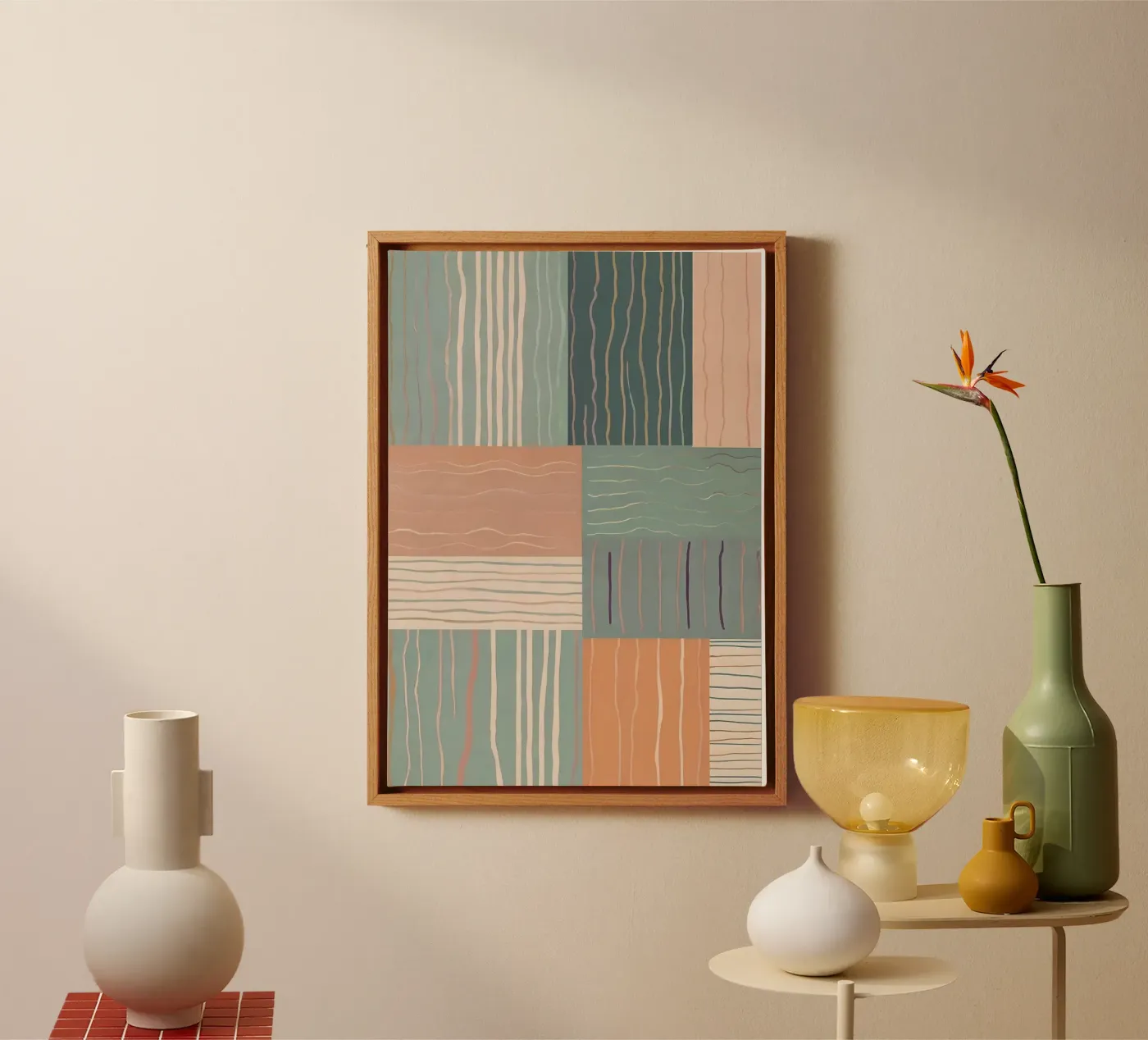 Motif abstrait toile de Charnwood Prints