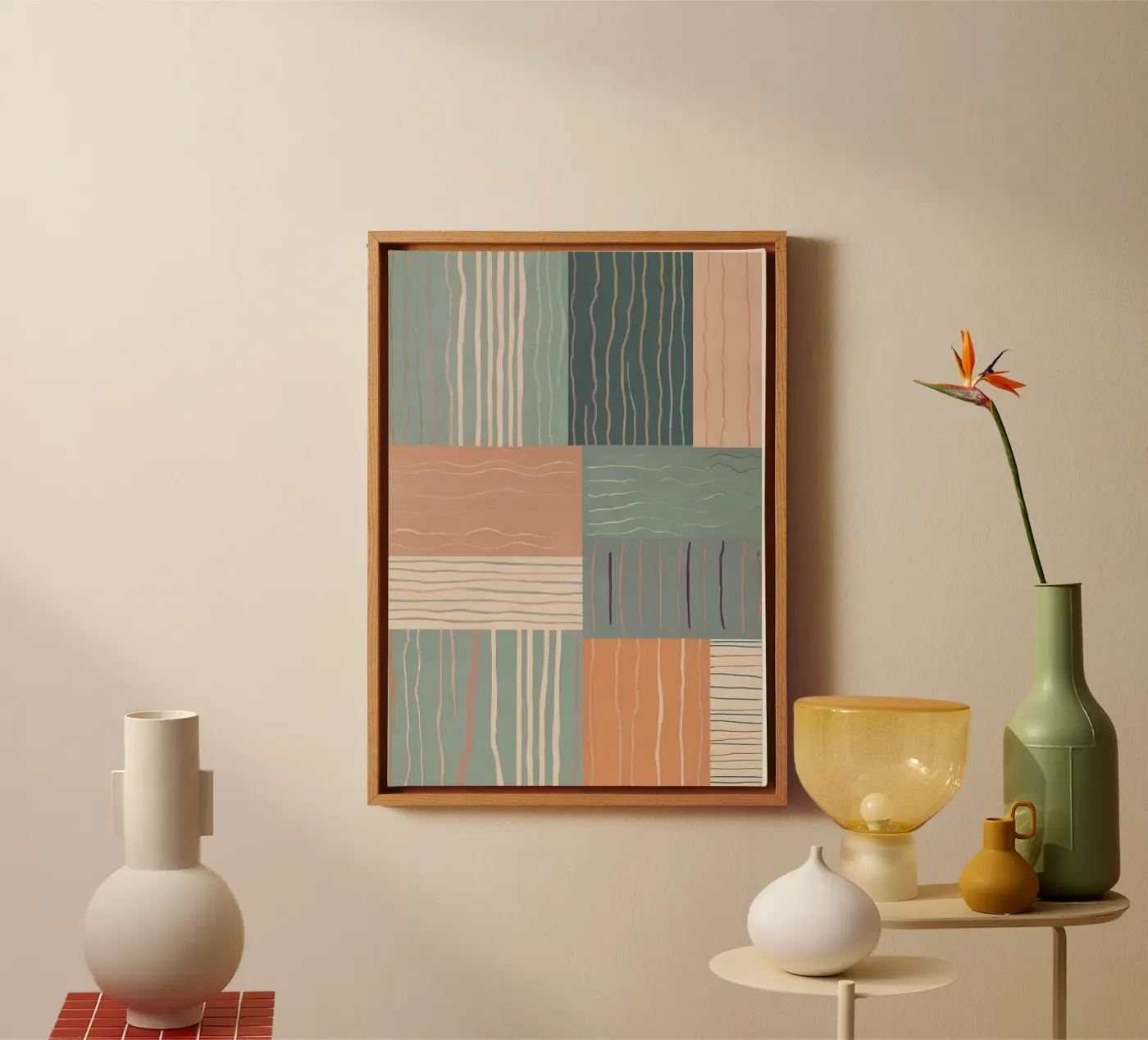 Modello astratto tela da Charnwood Prints