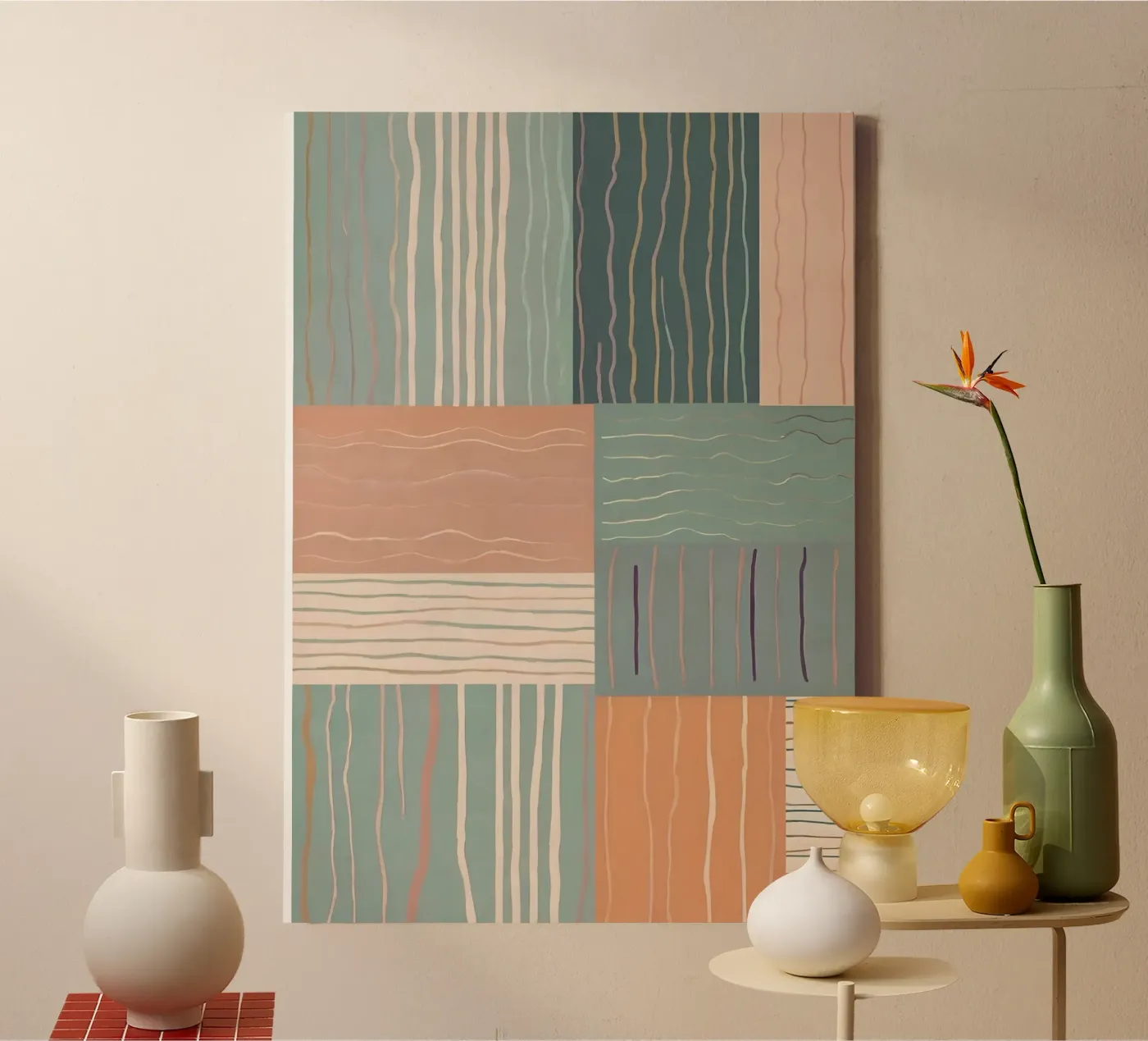 Modello astratto tela da Charnwood Prints