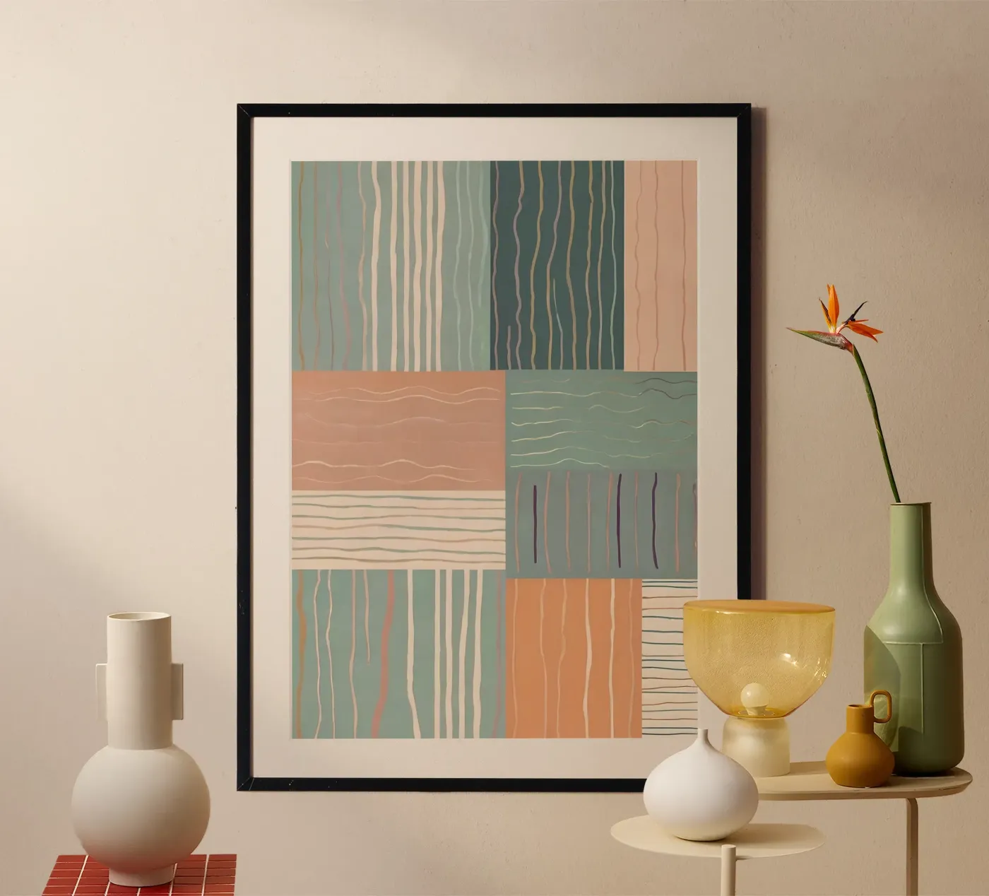 Abstract Pattern Poster von Charnwood Prints
