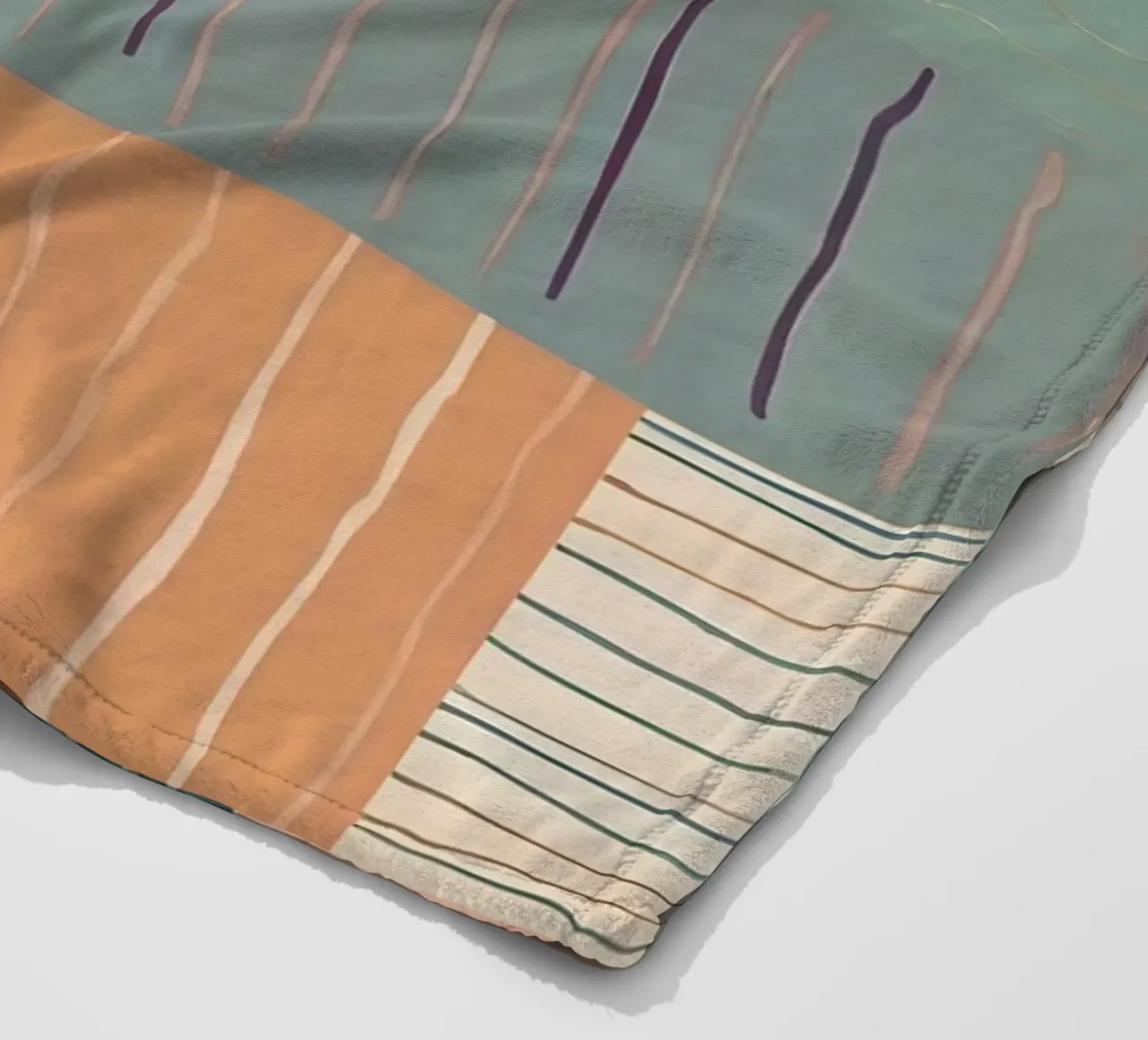 Abstract Pattern fleece blanket by Charnwood Prints