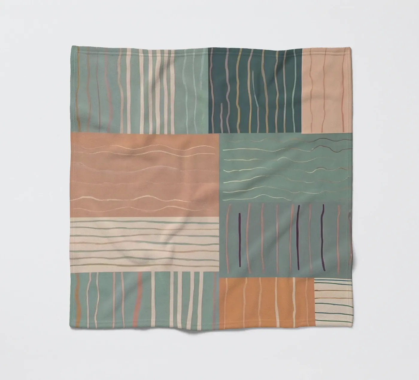 Modello astratto coperta in pile da Charnwood Prints