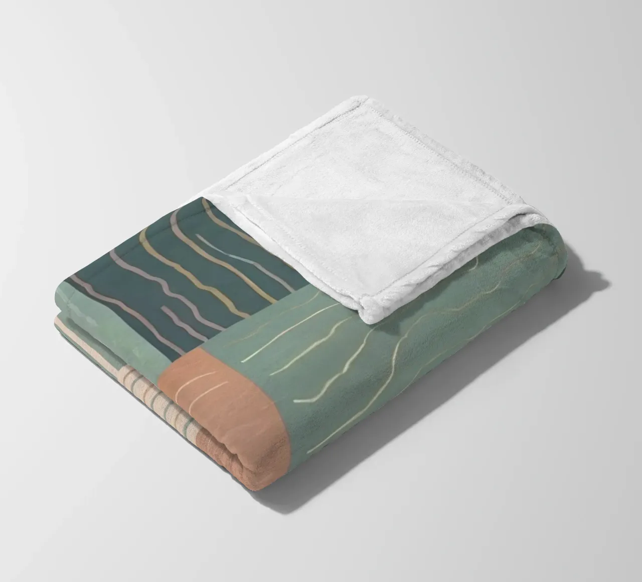 Abstract Pattern fleece blanket by Charnwood Prints